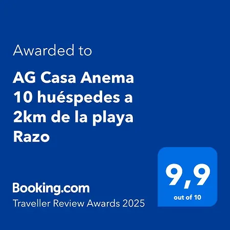 בית נופש Ag Casa Anema, 10 Huespedes A 2km De La Playa Razo *