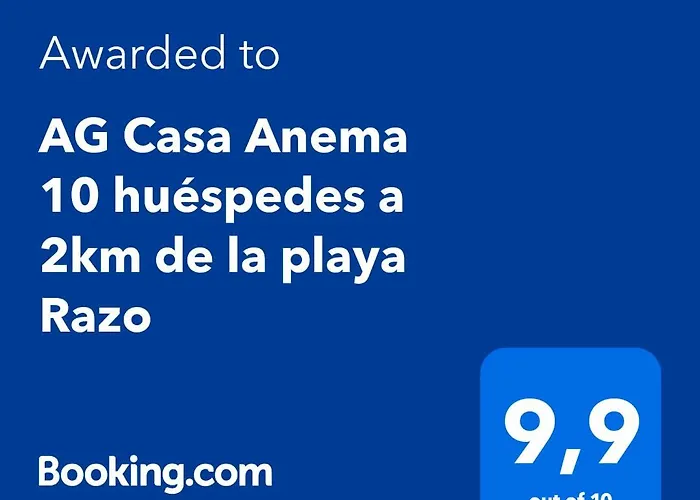 Ag Casa Anema, 10 Huespedes A 2km De La Playa Razo